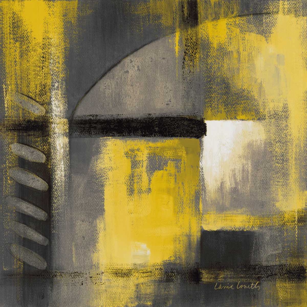 Grey and Yellow Soiree I art print by Lanie Loreth for $57.95 CAD