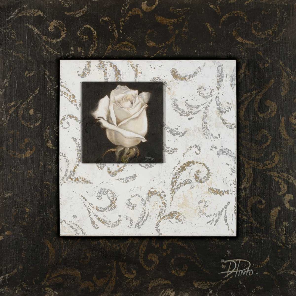 Ornaments and Rose I art print by Patricia Pinto for $57.95 CAD