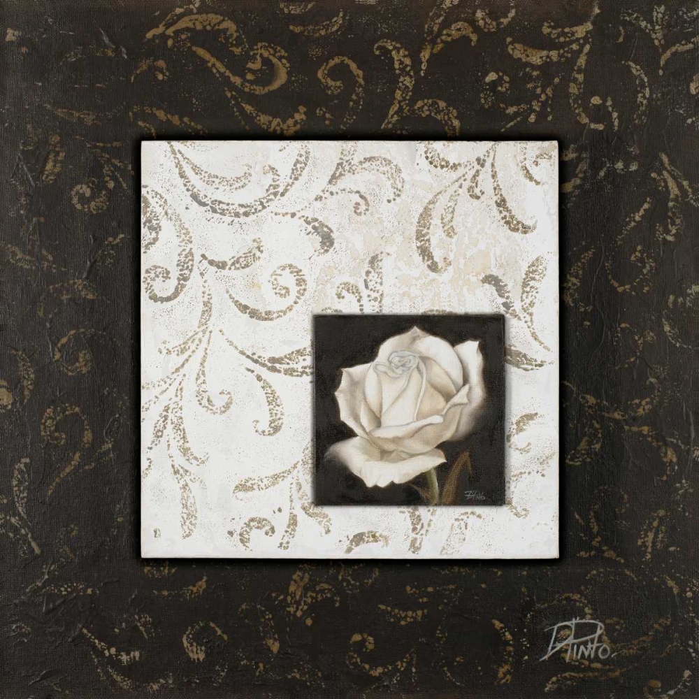 Ornaments and Rose II art print by Patricia Pinto for $57.95 CAD