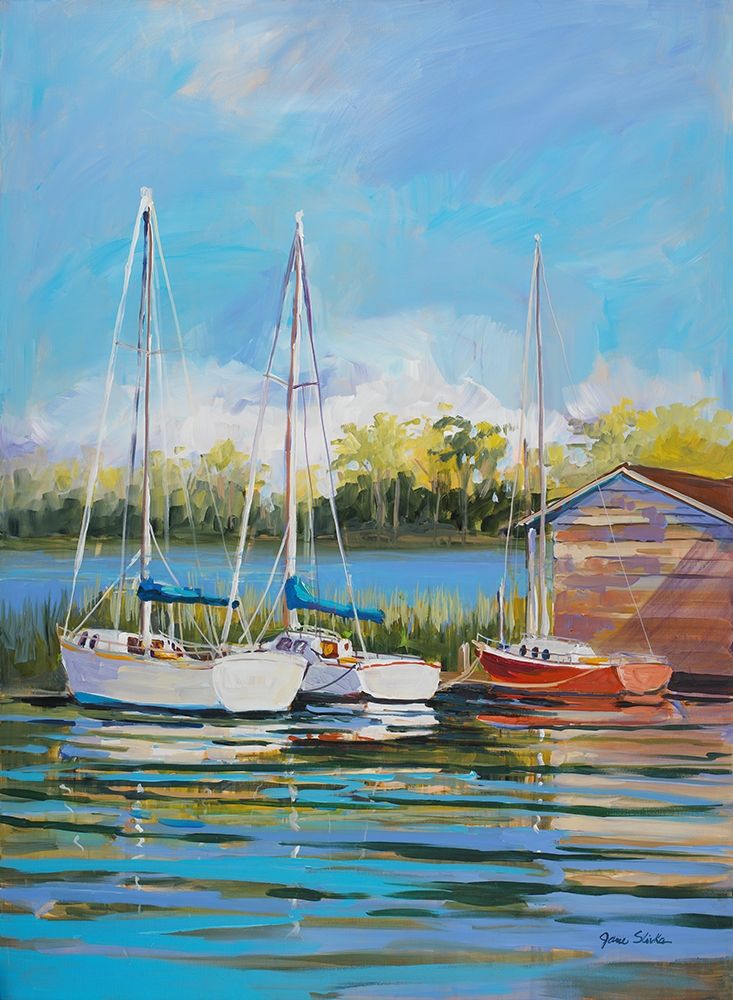 Boats art print by Jane Slivka for $57.95 CAD