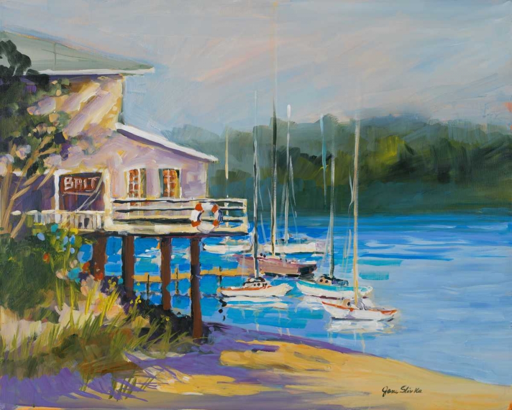 Bait Shack art print by Jane Slivka for $57.95 CAD