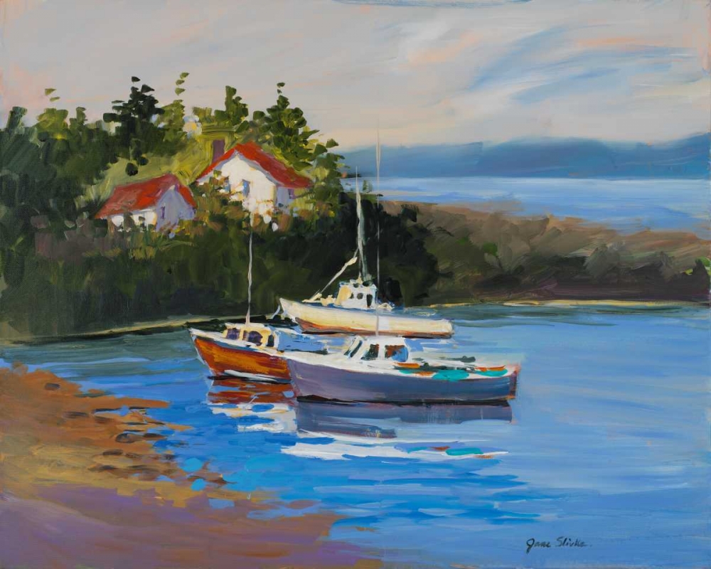 Sail Boats art print by Jane Slivka for $57.95 CAD