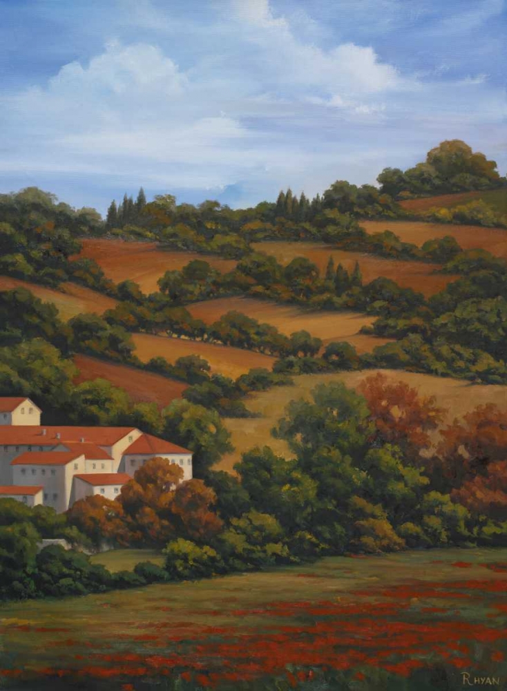 Italian Countryside II art print by Vivien Rhyan for $57.95 CAD