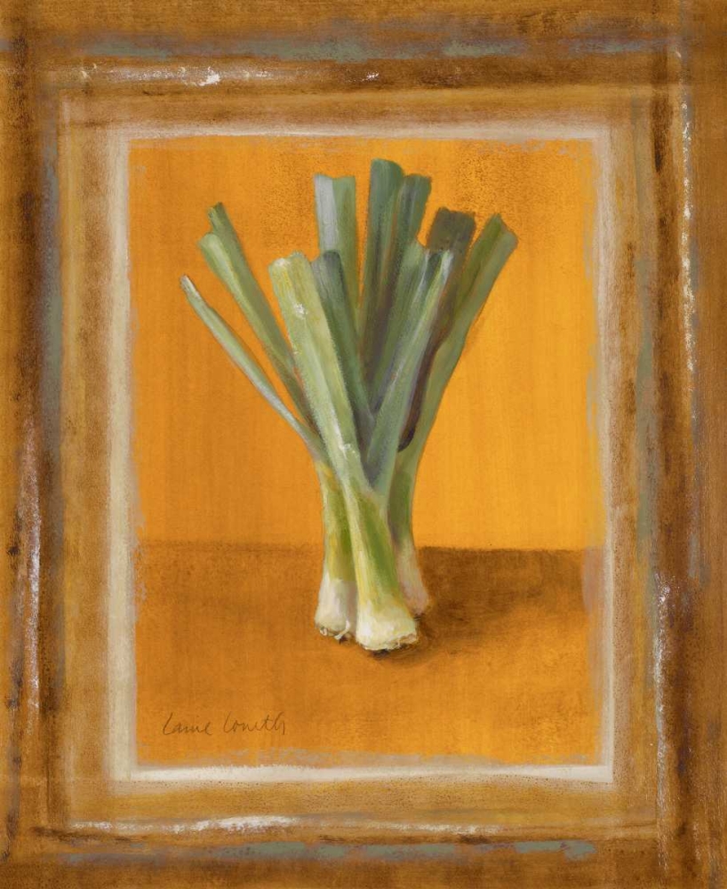 Leeks On Gold art print by Lanie Loreth for $57.95 CAD
