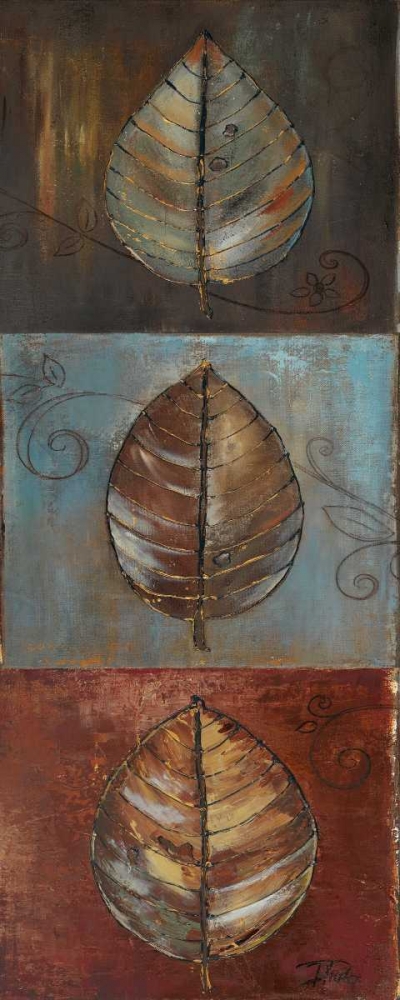 New Leaf Panel I - Vertical art print by Patricia Pinto for $57.95 CAD