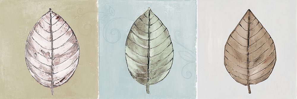 Neutral New Leaf Trio art print by Patricia Pinto for $57.95 CAD