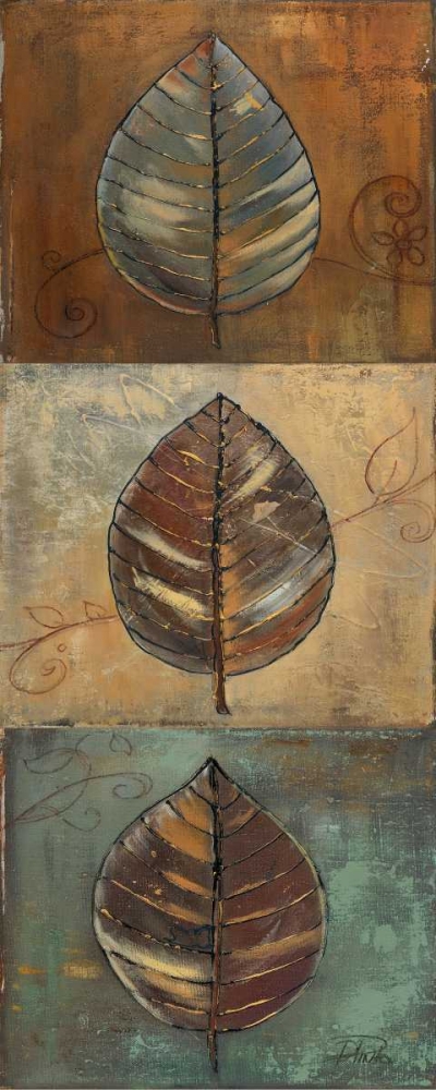 New Leaf Panel II - Vertical art print by Patricia Pinto for $57.95 CAD