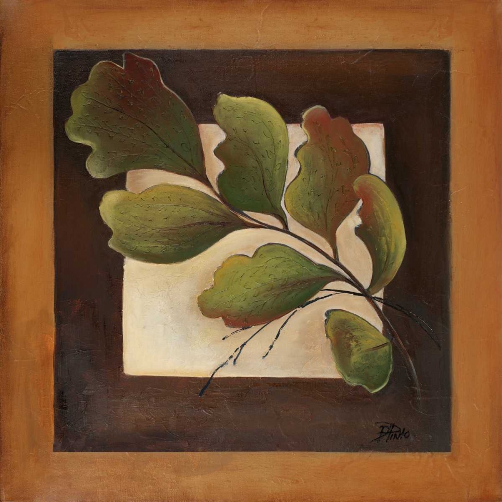 Leaves Over Brown I art print by Patricia Pinto for $57.95 CAD