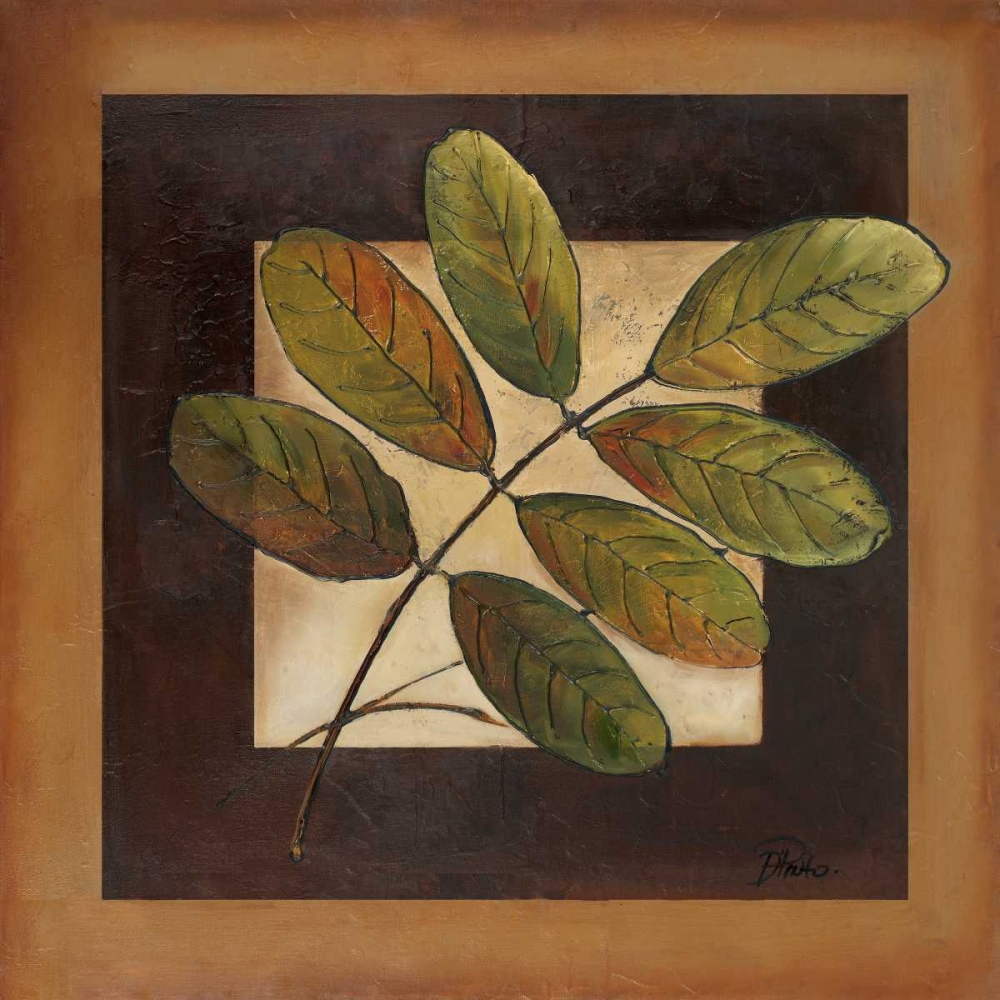 Leaves Over Brown II art print by Patricia Pinto for $57.95 CAD