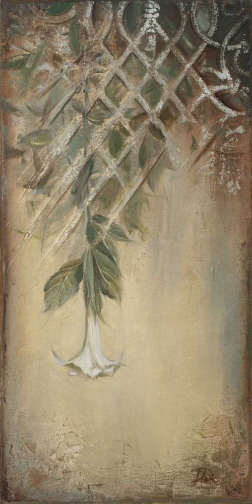 Ornaments and Campanula I art print by Patricia Pinto for $57.95 CAD