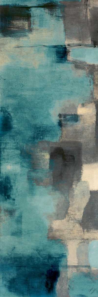 Downtown Blue Rain I art print by Lanie Loreth for $57.95 CAD
