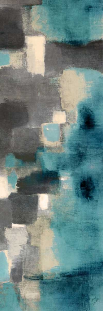 Downtown Blue Rain II art print by Lanie Loreth for $57.95 CAD