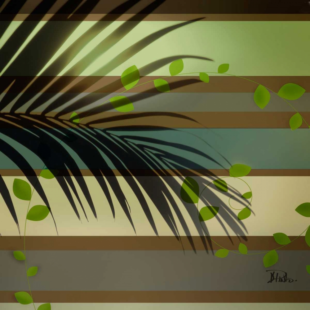 Palm and Stripes I art print by Patricia Pinto for $57.95 CAD