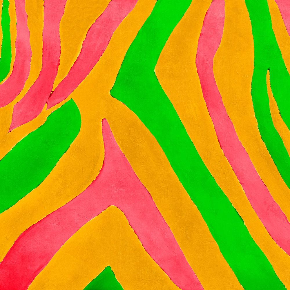 Psychedelic Zebra Print I art print by Patricia Pinto for $57.95 CAD