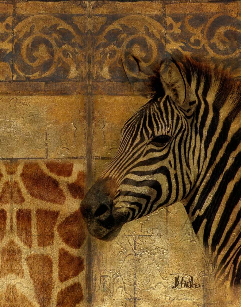 Elegant Safari I - Zebra art print by Patricia Pinto for $57.95 CAD