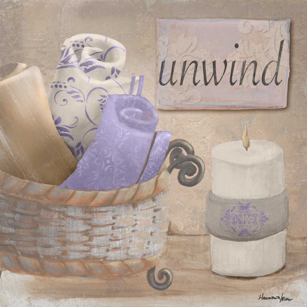 Lavender Bath I art print by Hakimipour-Ritter for $57.95 CAD