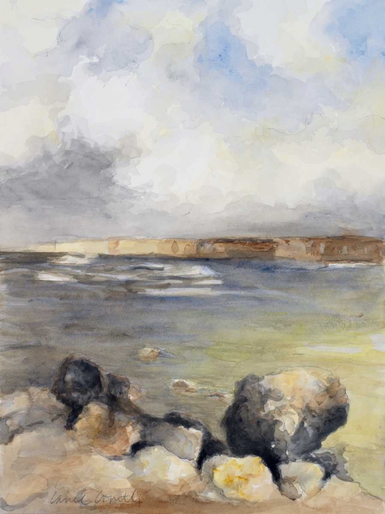 Along the Coast of Sardinia II art print by Lanie Loreth for $57.95 CAD