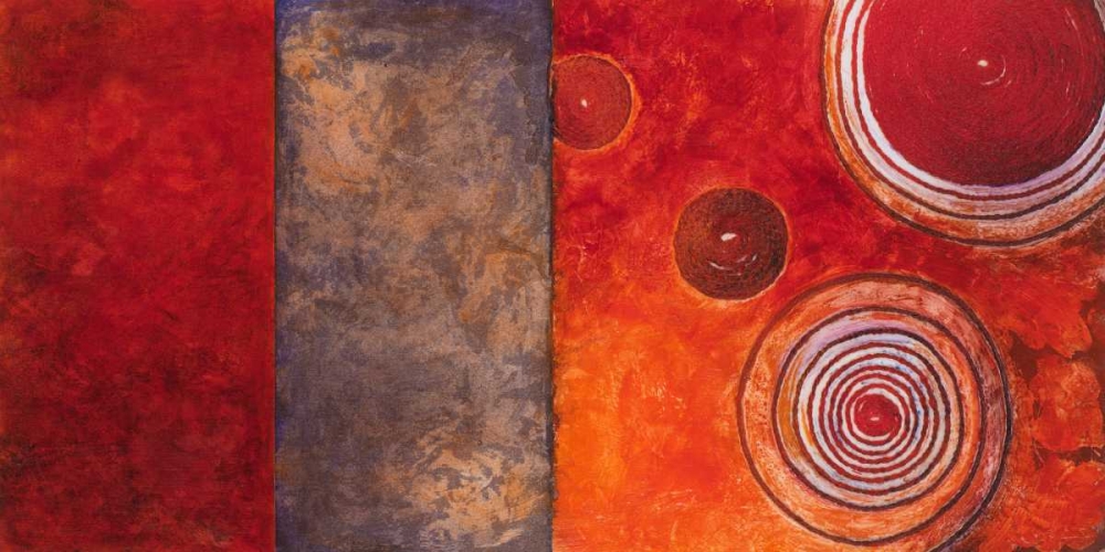 Red Spirals I art print by Lanie Loreth for $57.95 CAD