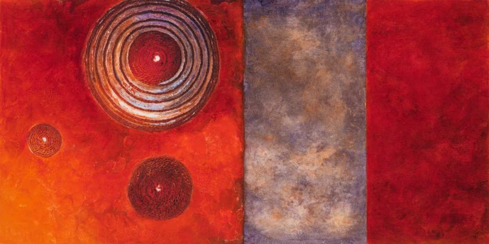 Red Spirals II art print by Lanie Loreth for $57.95 CAD