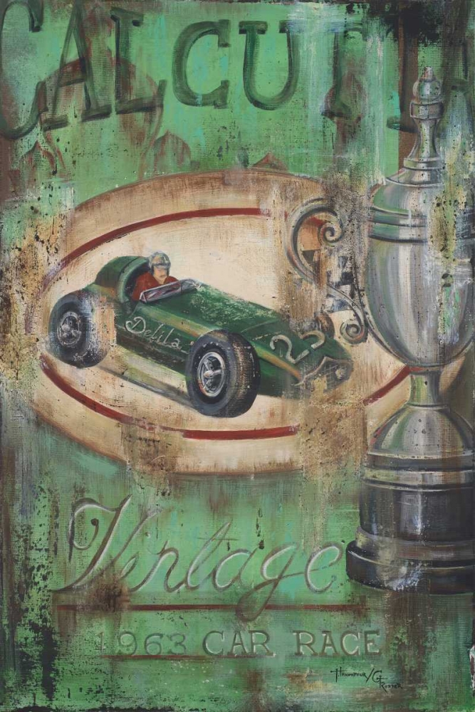 Vintage Calcutta I art print by Hakimipour-Ritter for $57.95 CAD
