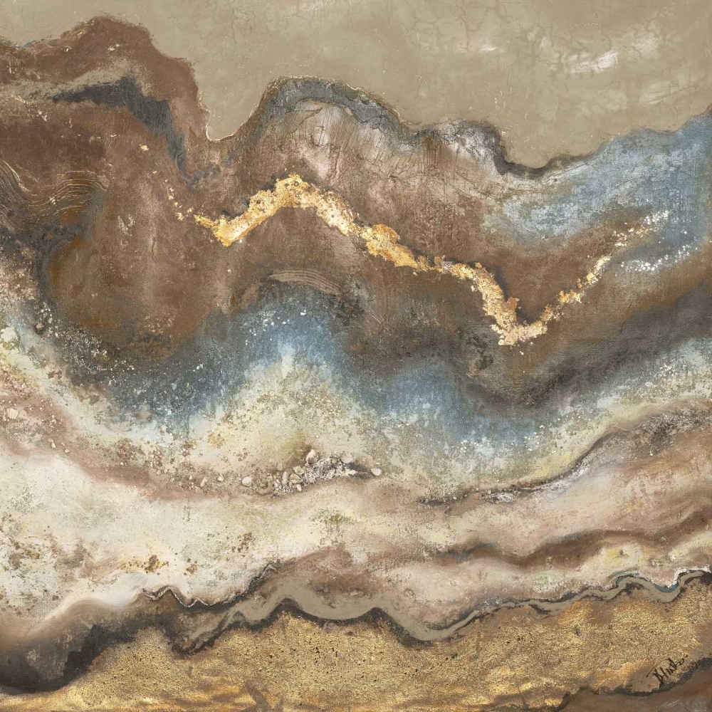 Neutral Tierra Square art print by Patricia Pinto for $57.95 CAD