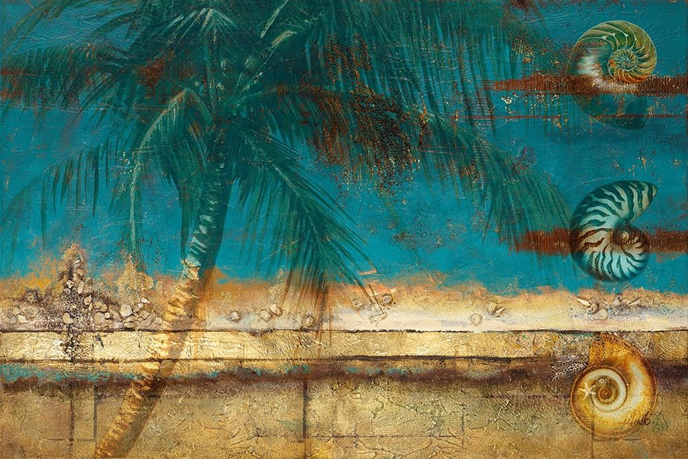 Seascapes and Palm and Shells art print by Patricia Pinto for $57.95 CAD