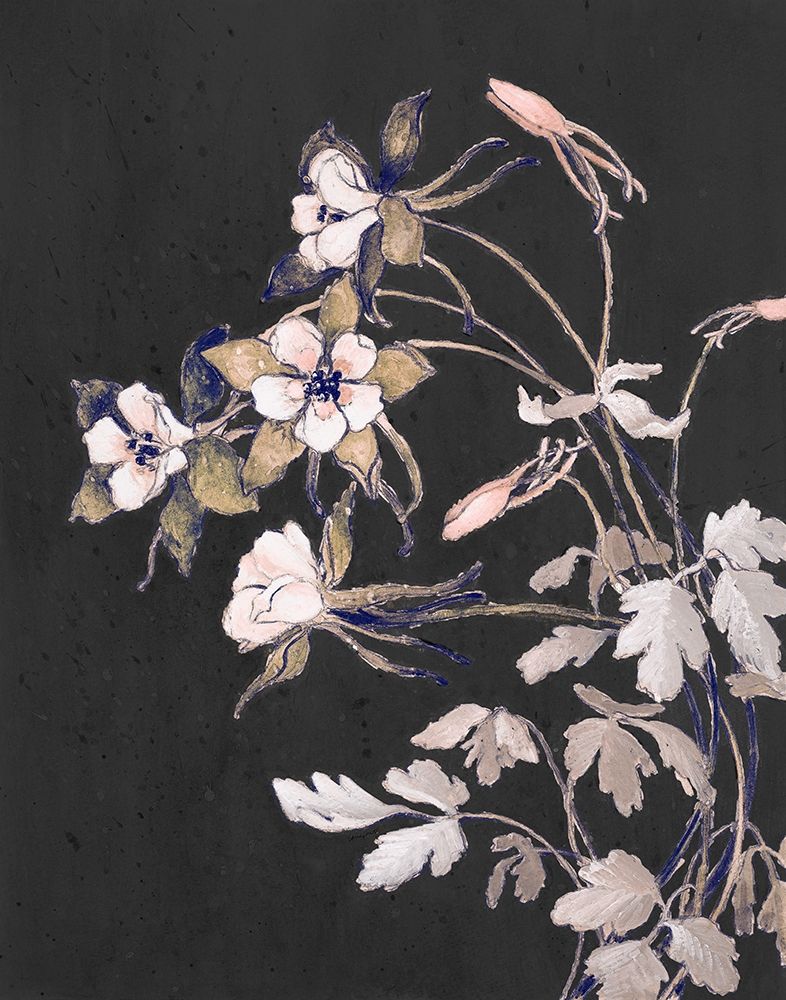 Wild Flowers on Black II art print by Lanie Loreth for $57.95 CAD