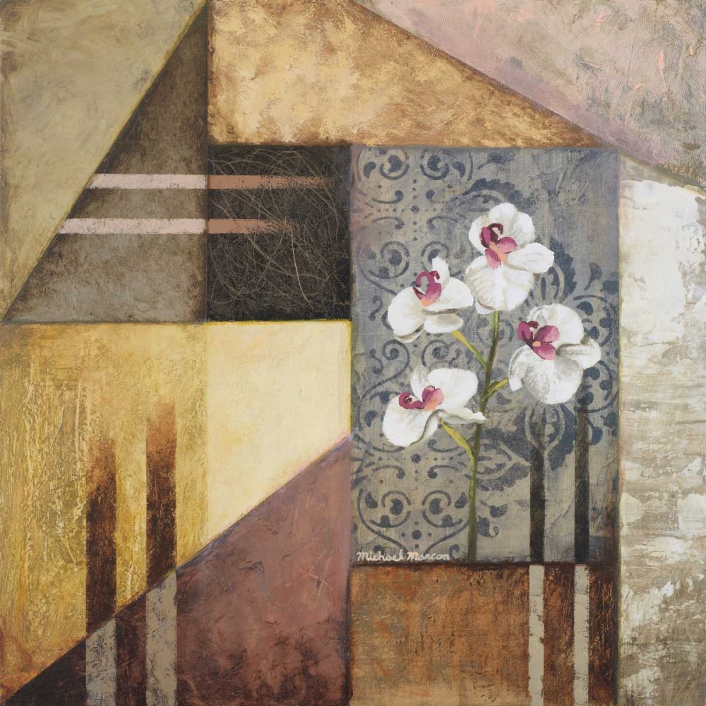 Orchids and Shapes I art print by Michael Marcon for $57.95 CAD