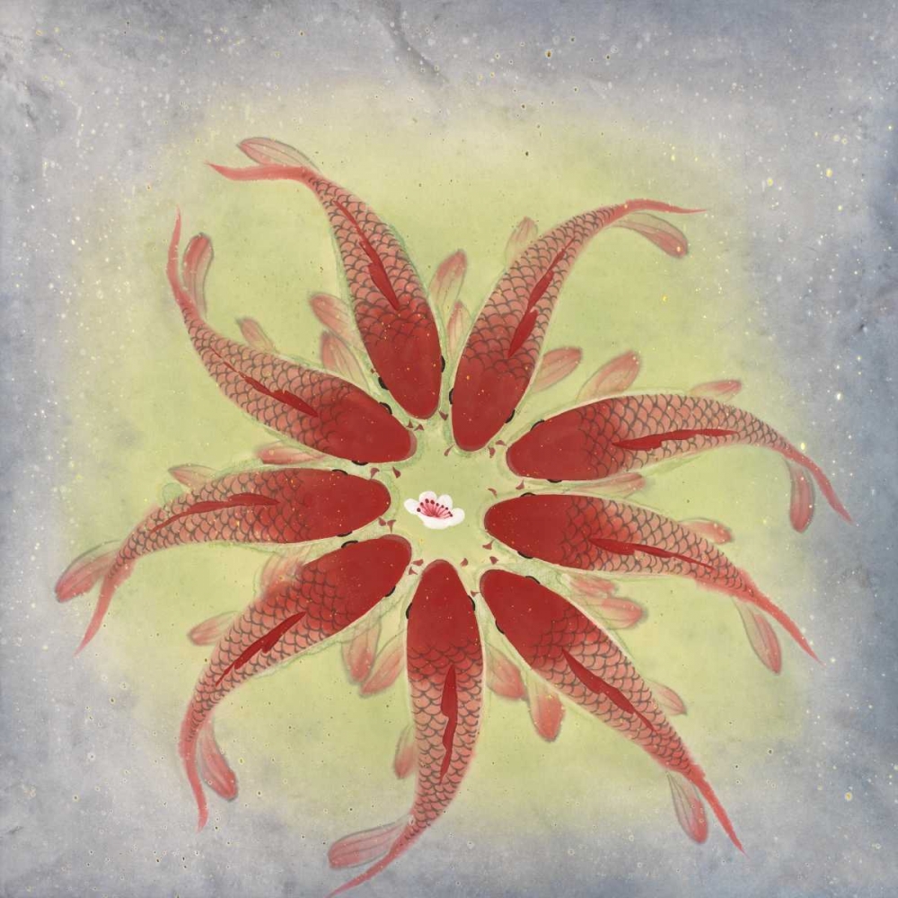Synchronized Koi art print by Llc Urban Pearl Collection for $57.95 CAD