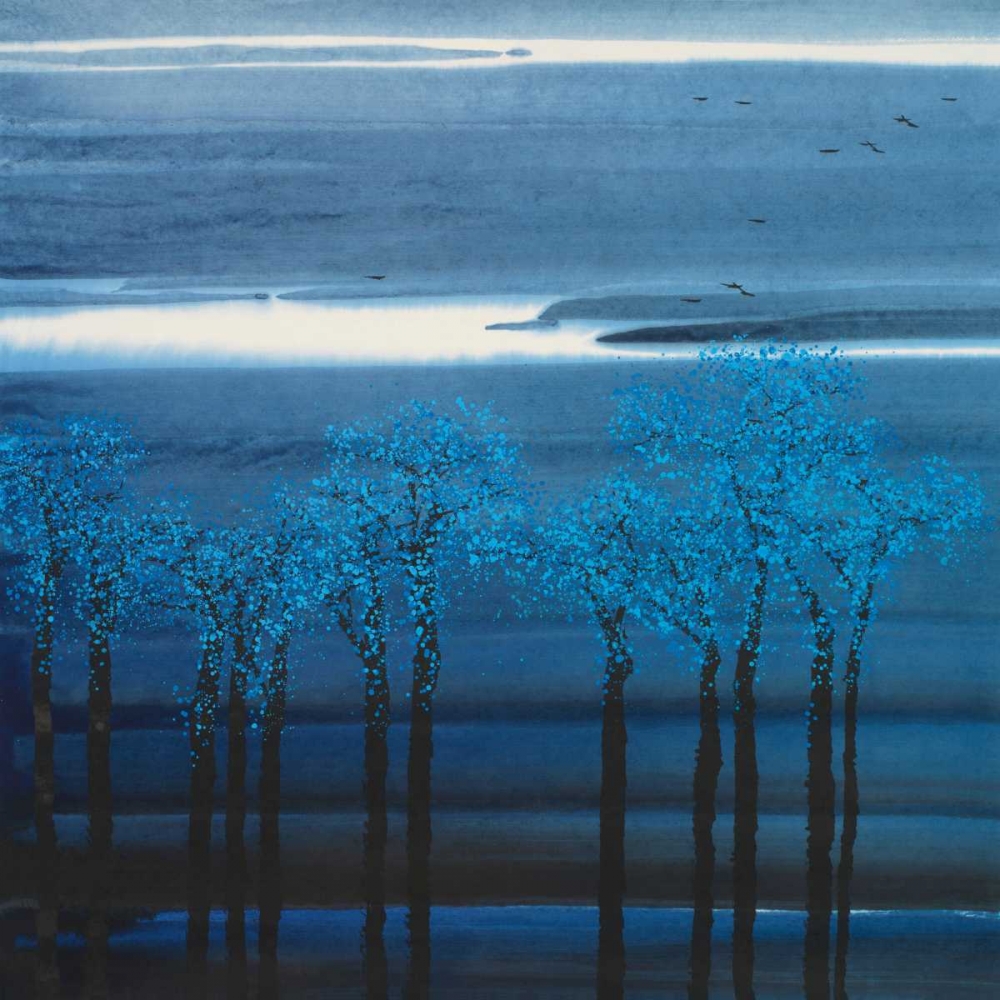 Indigo Forest I art print by Llc Urban Pearl Collection for $57.95 CAD