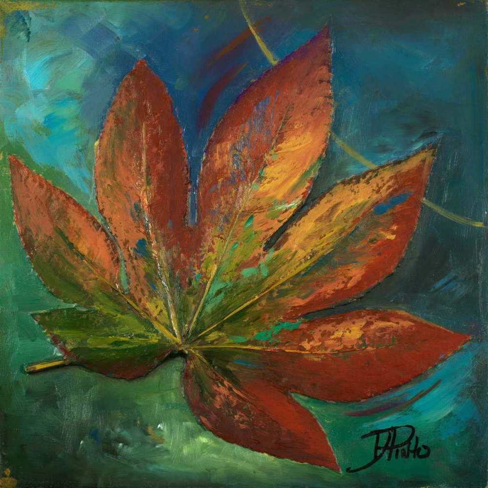 Blue Leaf I art print by Patricia Pinto for $57.95 CAD