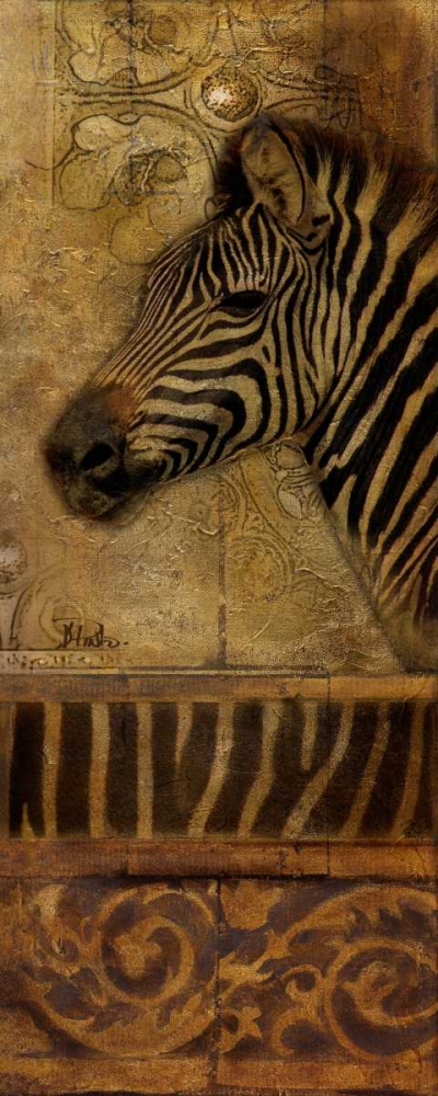 Elegant Safari V (zebra) art print by Patricia Pinto for $57.95 CAD