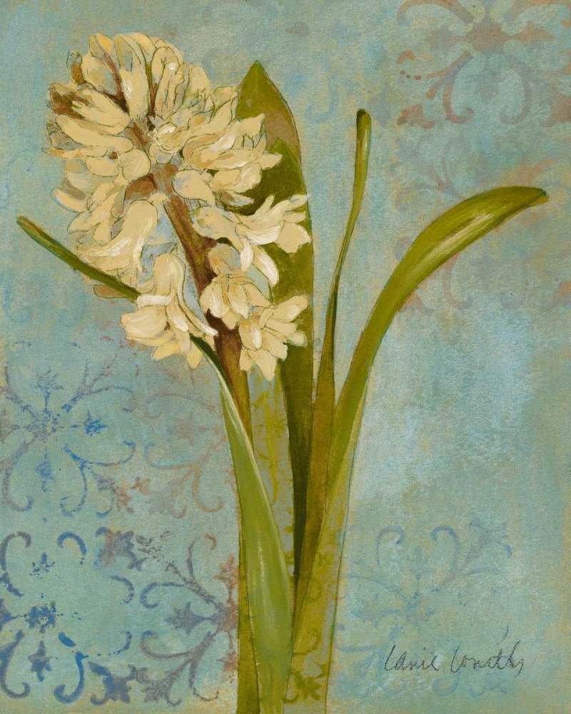 Hyacinth on Teal I art print by Lanie Loreth for $57.95 CAD