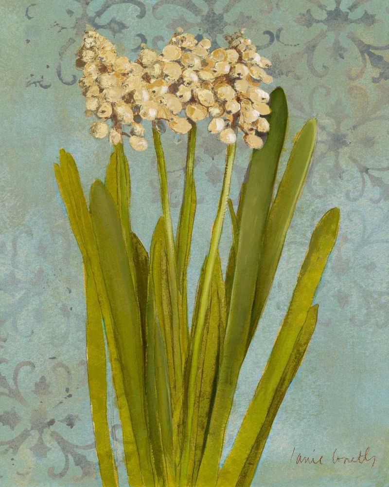Hyacinth on Teal II art print by Lanie Loreth for $57.95 CAD