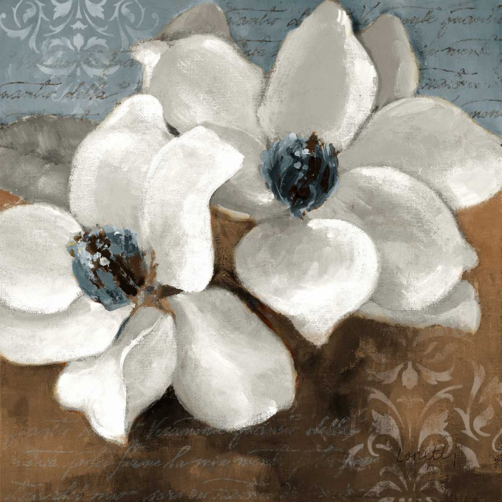 White Magnolias II art print by Lanie Loreth for $57.95 CAD