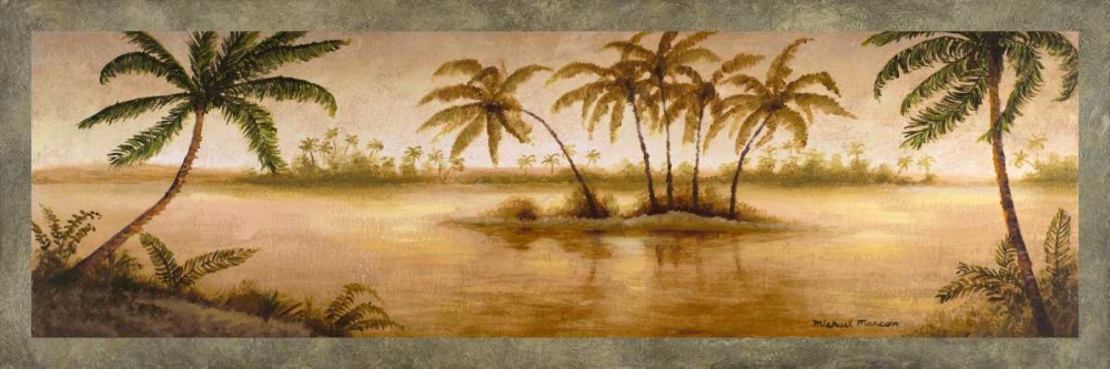 Golden Tropics I art print by Michael Marcon for $57.95 CAD