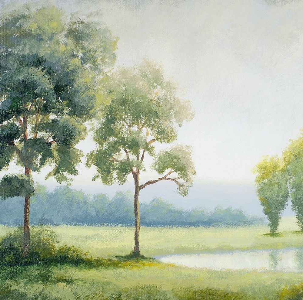 Green Land Square I art print by Michael Marcon for $57.95 CAD