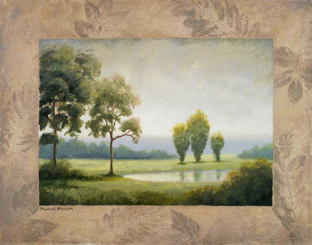Green Land I art print by Michael Marcon for $57.95 CAD