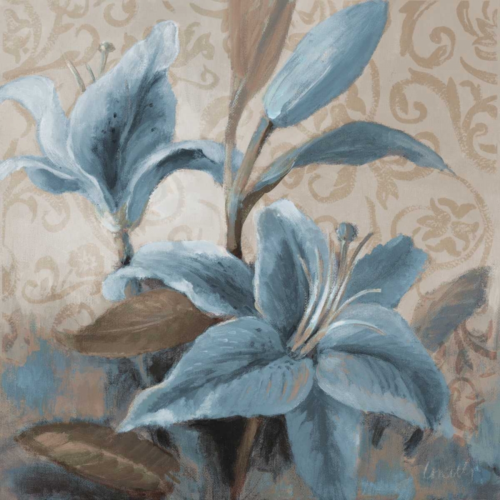 Soft Blue Blooms II art print by Lanie Loreth for $57.95 CAD