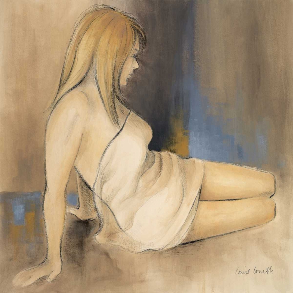 Waking Woman II - blue art print by Lanie Loreth for $57.95 CAD