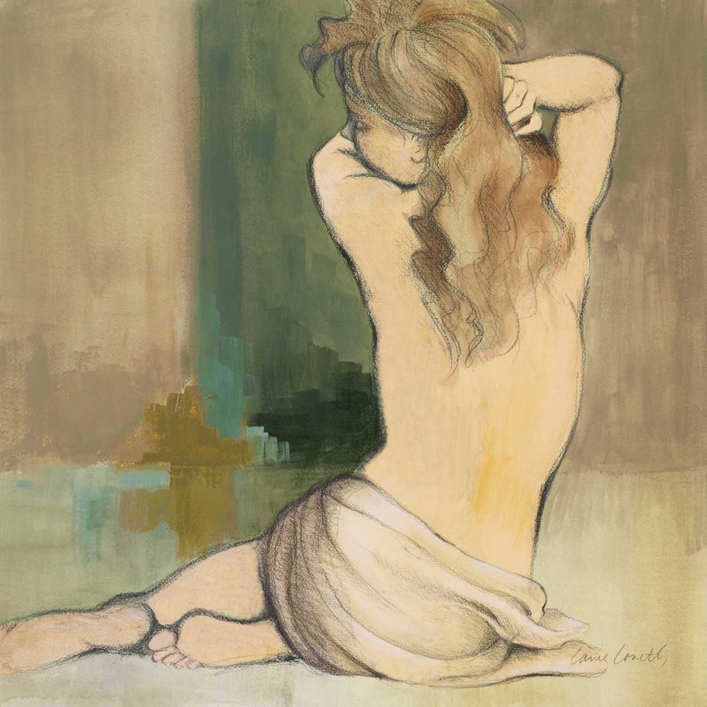 Waking Woman I - green art print by Lanie Loreth for $57.95 CAD
