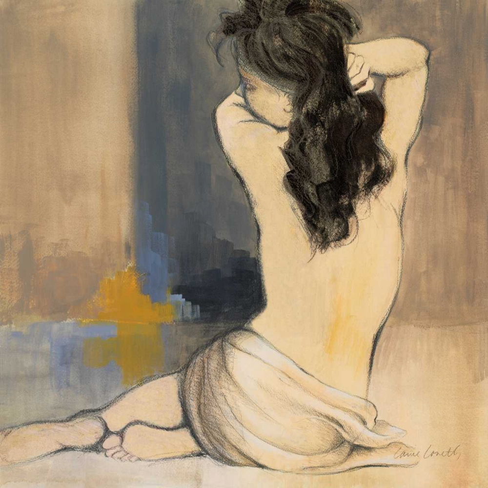 Waking Woman I - blue art print by Lanie Loreth for $57.95 CAD