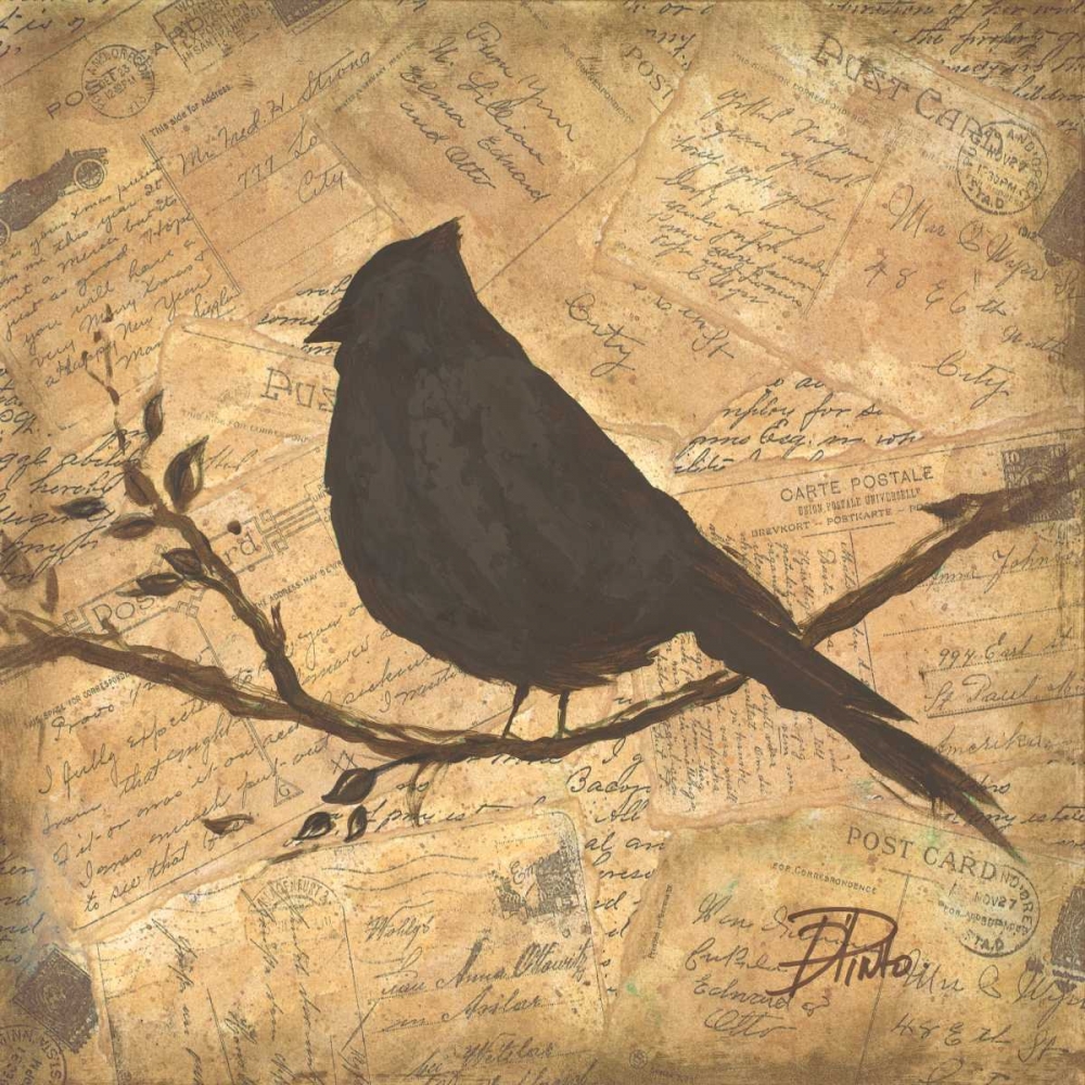Bird Silhouette II art print by Patricia Pinto for $57.95 CAD