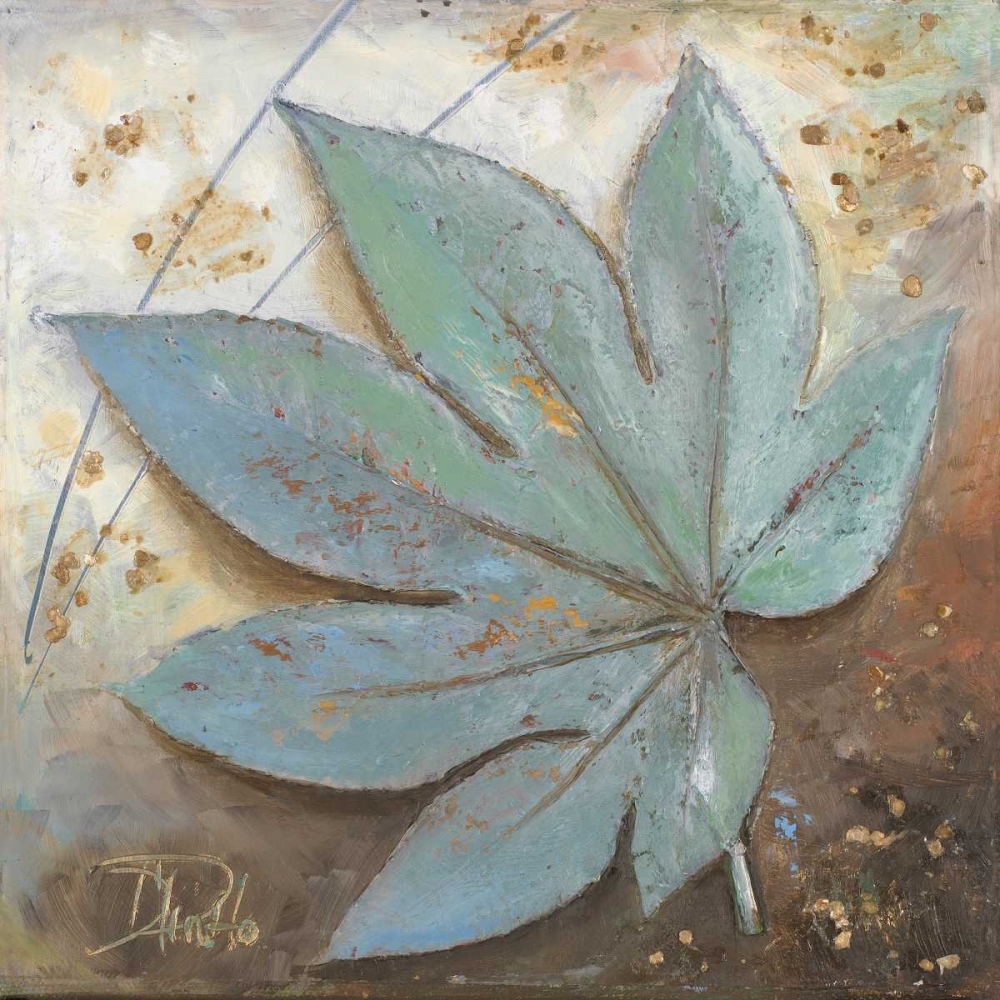 Turquoise Leaf I art print by Patricia Pinto for $57.95 CAD