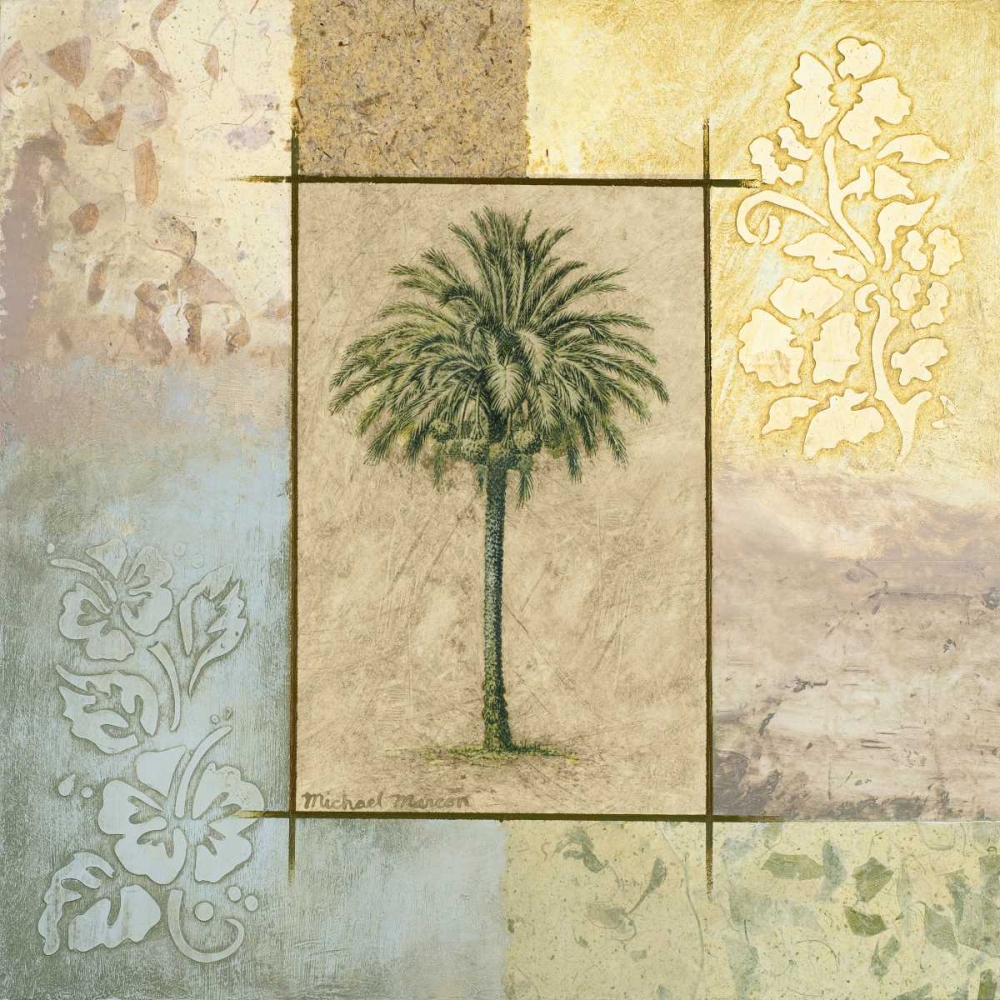 Palm Woodcut II art print by Michael Marcon for $57.95 CAD