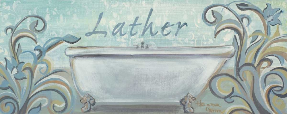 Blue Bath II art print by Hakimipour-Ritter for $57.95 CAD