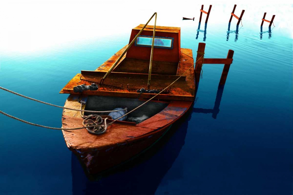 Boat III art print by Ynon Mabat for $57.95 CAD