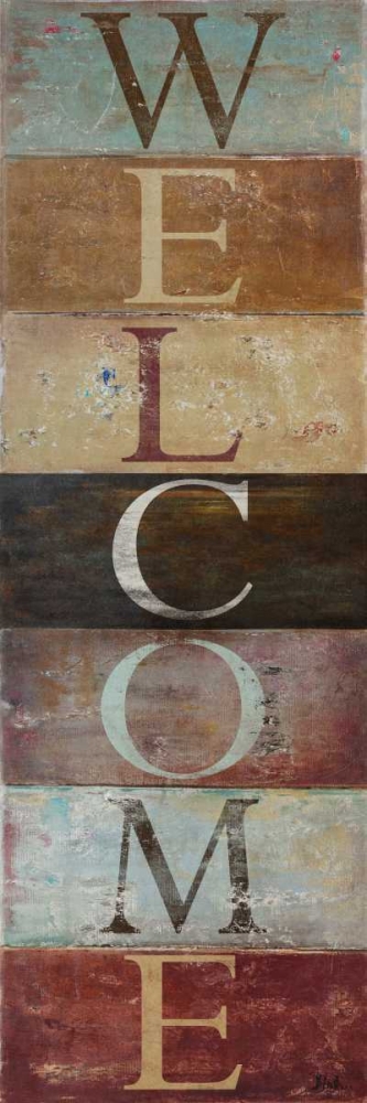 Welcome art print by Patricia Pinto for $57.95 CAD