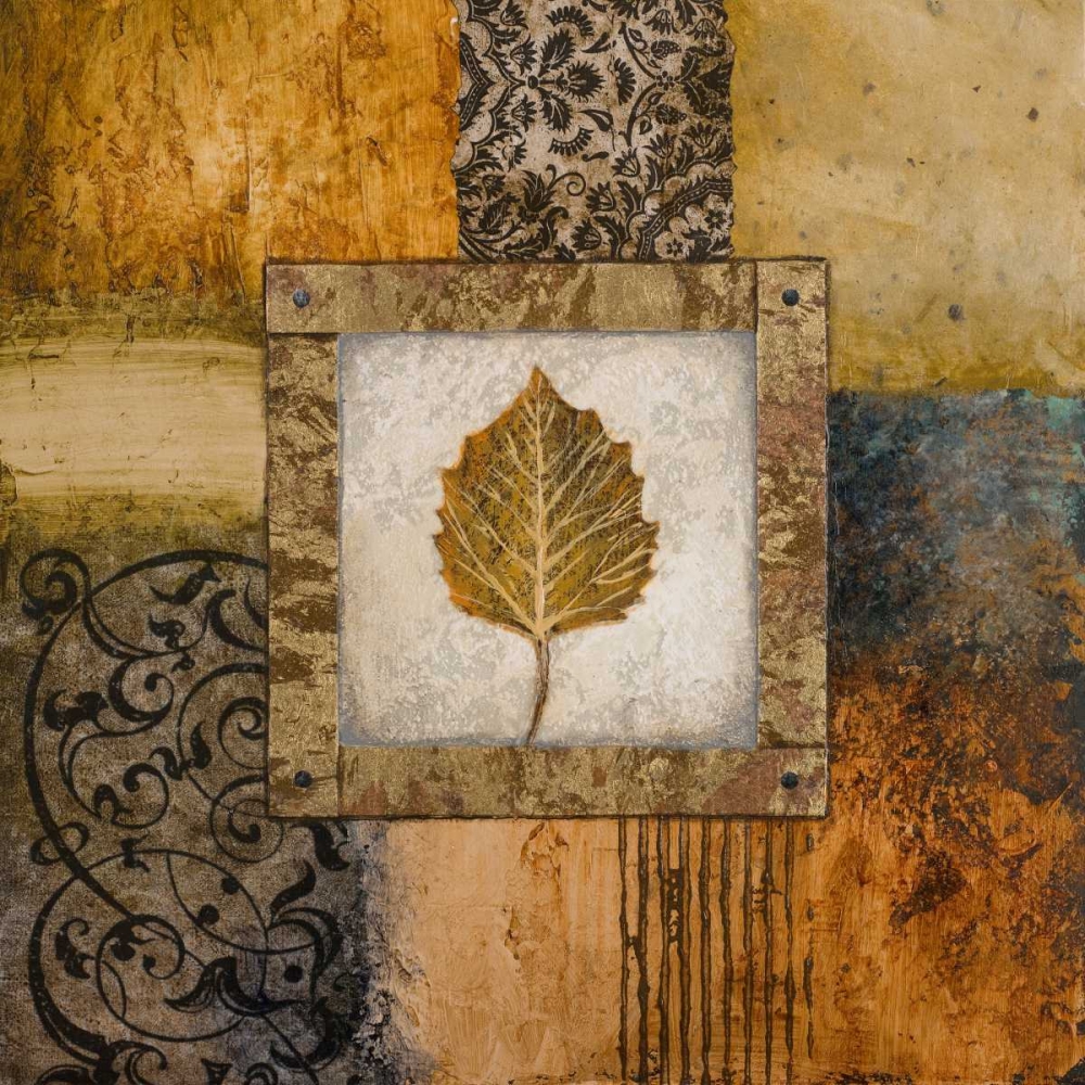 Fallen Leaf III - yellow art print by Michael Marcon for $57.95 CAD