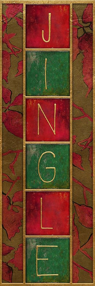 Seasons Greetings Panel III art print by Patricia Pinto for $57.95 CAD